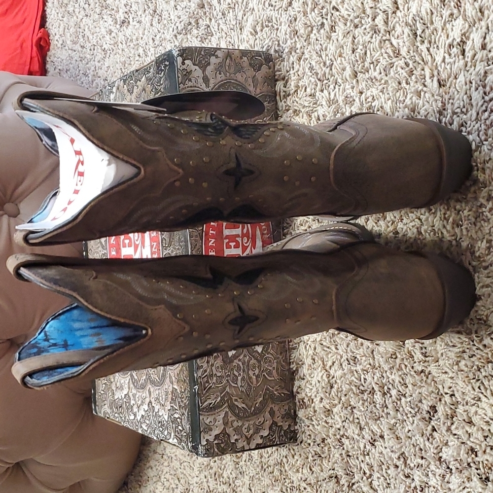 Authentic Laredo Cowgirl Western Country Leather Boots NWT *NO Offers!* - Picture 3 of 16